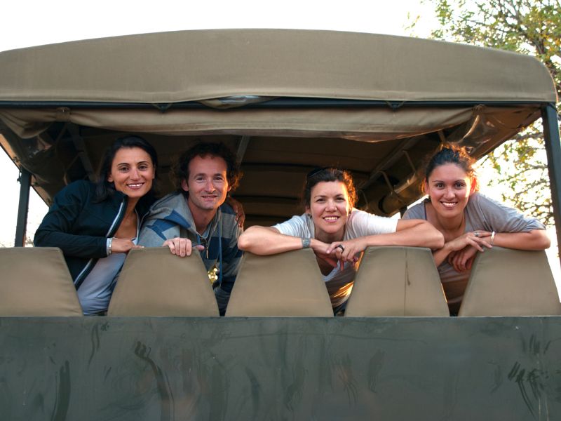 safari con amigos