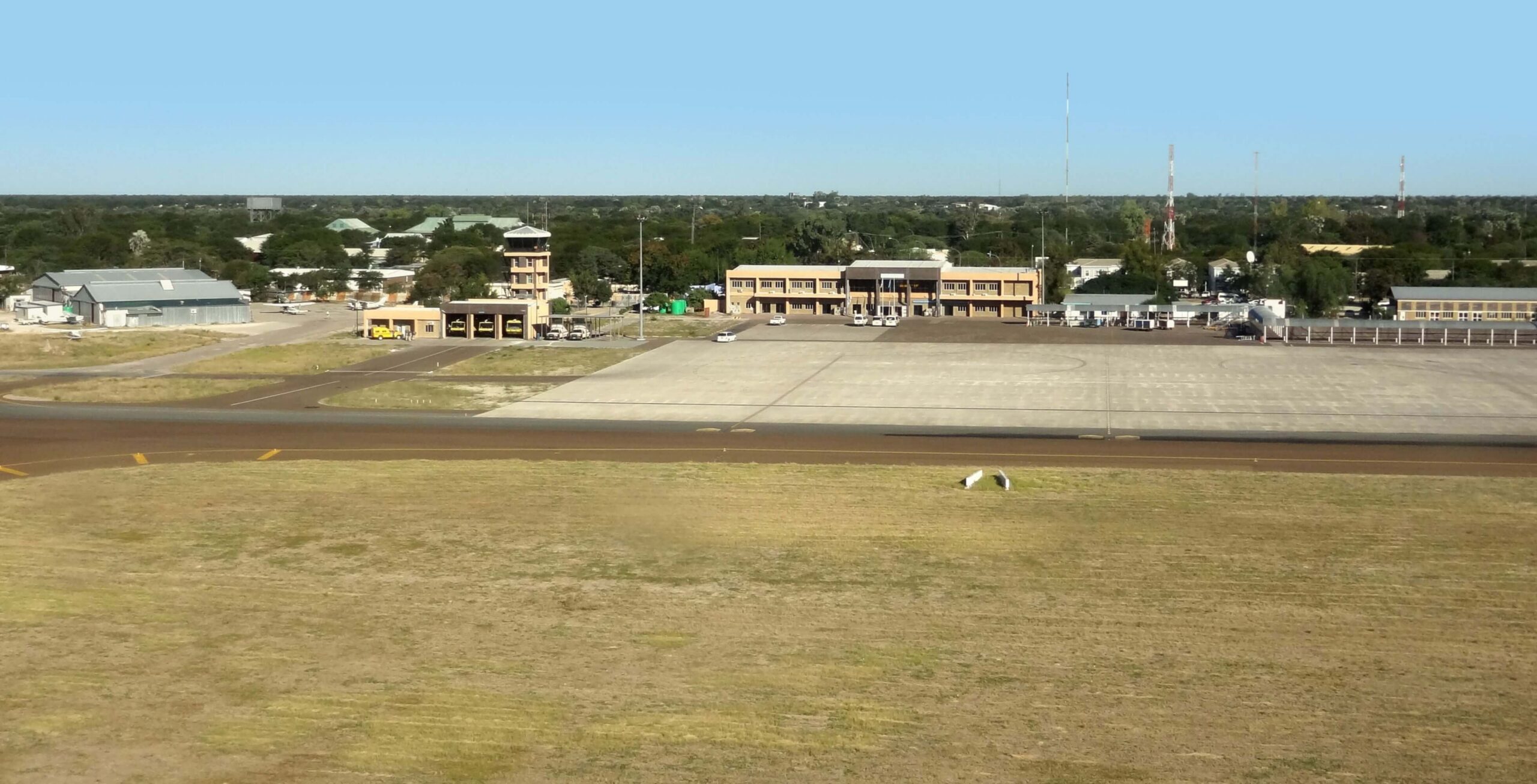 Arrival at Maun International Airport