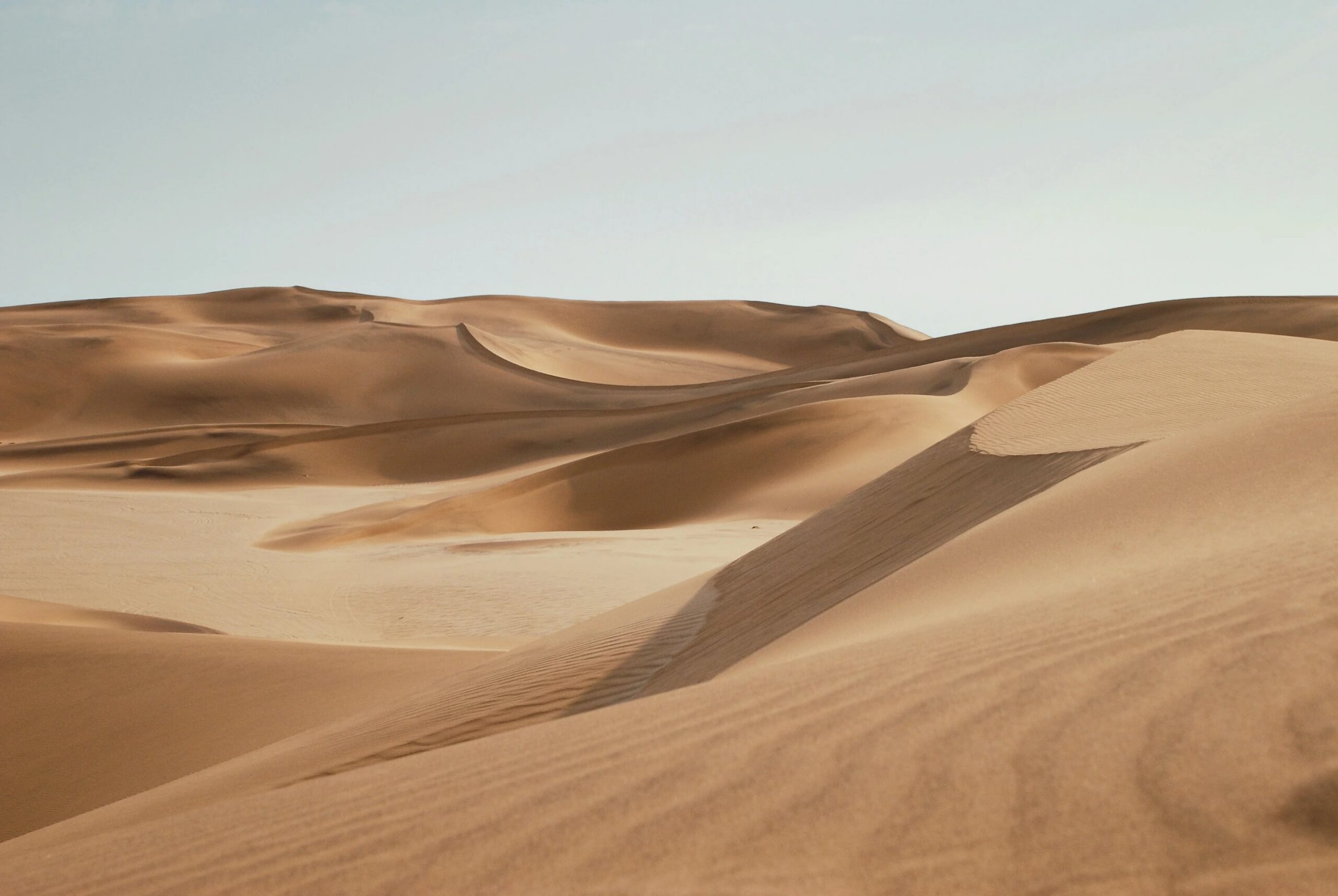 Dunas onduladas en el desierto del Namib, Namibia